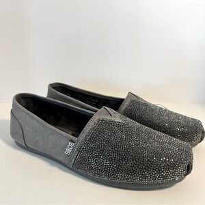 Bob’s from Sketchers Memory Foam Gray Loafers